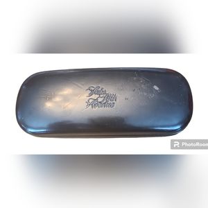 Vintage Saks Fifth Avenue Clamshell Hard Protective Glasses Sunglass Case Black